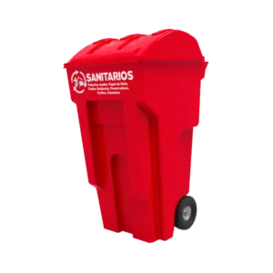 Bote para basura con ruedas